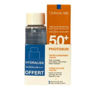 DERMACARE PHOTOSUN CREME PROTECTRICE TEINTEE 01 SPF 50 PEAU NORMALE A SECHE PHARMASHOP