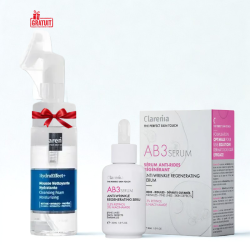 CLARENIA AB3 SERUM ANTI RIDES REGENERANT 30ML+HYDRAEFFECT+ MOUSSE NETTOYANTE HYDRATANTE 150ML (OFFERT)
              data-full-size-image-url=