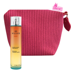 NUXE SUN EAU DELICIEUSE PARFUMANTE 100ML+TROUSSE EN ROSE FUCHSIA (OFFERT)