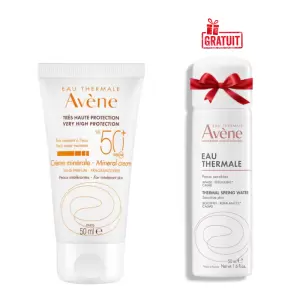 AVENE CREME MINERALE HAUTE PROTECTION SPF50+ 50ML+EAU THERMALE 50ML (OFFERT) PHARMASHOP