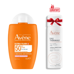 AVENE ULTRA FLUID ECLAT RADIANCE SPF50+ 50ML+ EAU THERMALE 50ML (OFFERT) PHARMASHOP