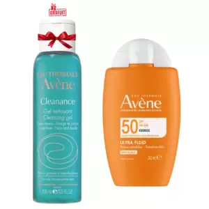 AVENE ULTRA FLUID INVISIBLE SPF50+ 50ML+CLEANANCE GEL NETTOYANT 100ML (OFFERT) PHARMASHOP