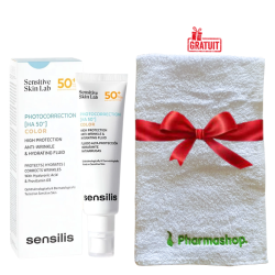 SENSILIS PHOTOCORRECTION [HA 50+] ECRAN FLUID TEINTE SPF 50 50ML+PHARMASHOP SERVIETTE DE VISAGE (OFFERT)
              data-full-size-image-url=
