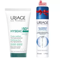 URIAGE HYSEAC FLUIDE SPF50+ 50ML+EAU THERMALE SPRAY 50ML (OFFERT)
              data-full-size-image-url=