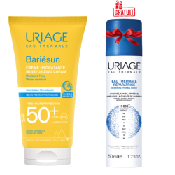 URIAGE BARIESUN CREME HYDRATANTE SPF50+ 50ML+EAU THERMALE SPRAY 50ML (OFFERT)