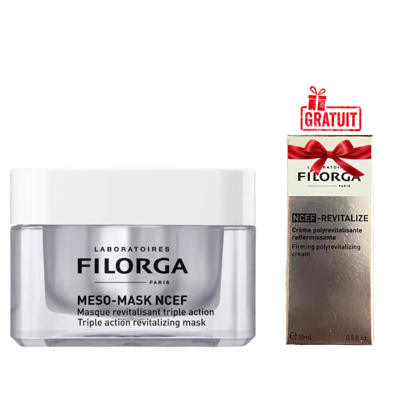 FILORGA MESO MASK NCEF MASQUE REVITALISANT TRIPLE ACTION 50ML+NCEF REVITALIZE 15ML (OFFERT) PHARMASHOP