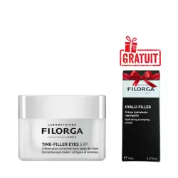 FILORGA TIME FILLER EYES 5 XP CREME YEUX 15ML+HYALY FILLER CREME HYDRATANTE 14ML (OFFERT)