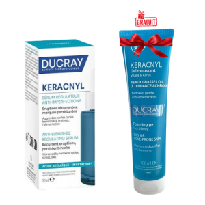 DUCRAY KERACNYL SERUM REGULATEUR ANTI IMPERFECTIONS 30ML+ KERACNYL GEL MOUSSANT 40ML (OFFERT) pharmashop