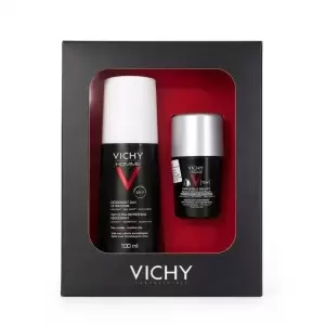 VICHY COFFRET HOMME 72H NOIR  PHARMASHOP