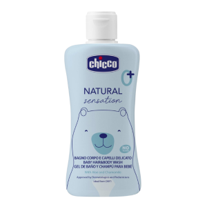 CHICCO NATURAL SENSATION GEL DOUCHE CORPS ET CHEVEUX 0M+ 200ML PHARMASHOP
