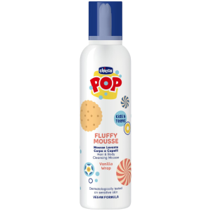 CHICCO KIDS & TEENS POP Mousse FLUFFY corps et cheveux VANILLA WRAP 200ML PHARMASHOP
