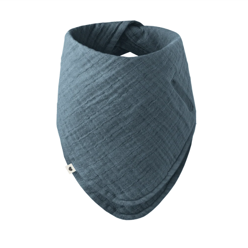 BIBS BAVOIR ABSORBANT EN COTON BIOLOGIQUE BLEU PHARMASHOP