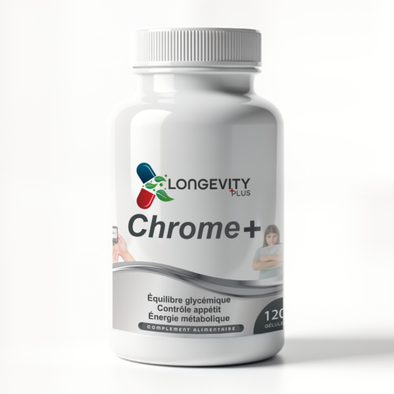 LONGEVITY PLUS CHROME PLUS 120 GELULES PHARMASHOP