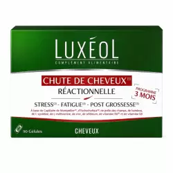 LUXEOL CHUTE DE CHEVEUX REACTIONNELLE 90 GELULES