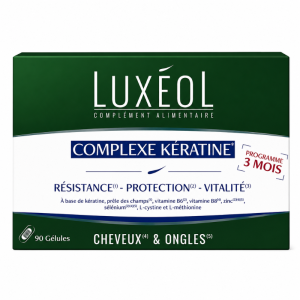 LUXEOL COMPLEXE KERATINE 90 GELULES PHARMASHOP