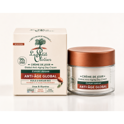 LE PETIT OLIVIER CREME DE JOUR HYDRATANTE ANTI AGE HUILE D’ARGAN VITAMINE C & ACIDE HYALURONIQUE 50ML
              data-full-size-image-url=
