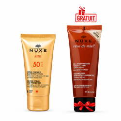 NUXE SUN CREME FONDANTE VISAGE SPF50+ 50ML +REVE DE MIEL GEL LAVANT SURGRAS VISAGE ET CORPS 100ML (OFFERT)
              data-full-size-image-url=
