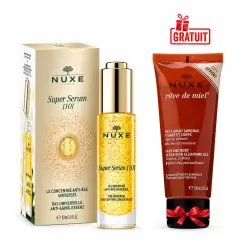 NUXE SUPER SERUM [10] 30ML +REVE DE MIEL GEL LAVANT SURGRAS VISAGE ET CORPS 100ML (OFFERT)