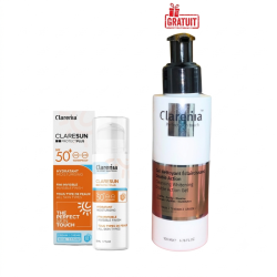 CLARENIA CLARESUN ECRAN HYDRATANT INVISIBLE SPF50+ 50ML + GEL NETTOYANT ECLAIRCISSANT DOUBLE ACTION PNS 100ML (OFFERT)
              data-full-size-image-url=