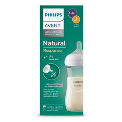 AVENT BIBERON NATURAL RESPONSE EN VERRE 3-6M 240ML SCY933/01
              data-full-size-image-url=