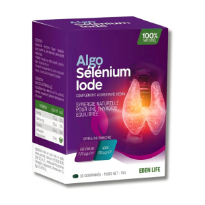 EDEN LIFE ALGOSELENIUM IODE 30 COMPRIMES PHARMASHOP