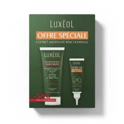 LUXEOL COFFRET ANTI CHUTE PROGRESSIVE : SHAMPOING ANTI CHUTE 200ML (-50%) + SERUM ANTI CHUTE PROGRESSIVE 50ML