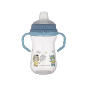 CANPOL BABIES TASSE AVEC BEC EN SILICONE FIRSTCUP REF 56/613_BLU 250ML