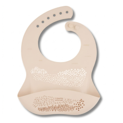 CANPOL BABIES BAVOIR AVEC POCHE EN SILICONE CREME +4MOIS 51/ PHARMASHOP