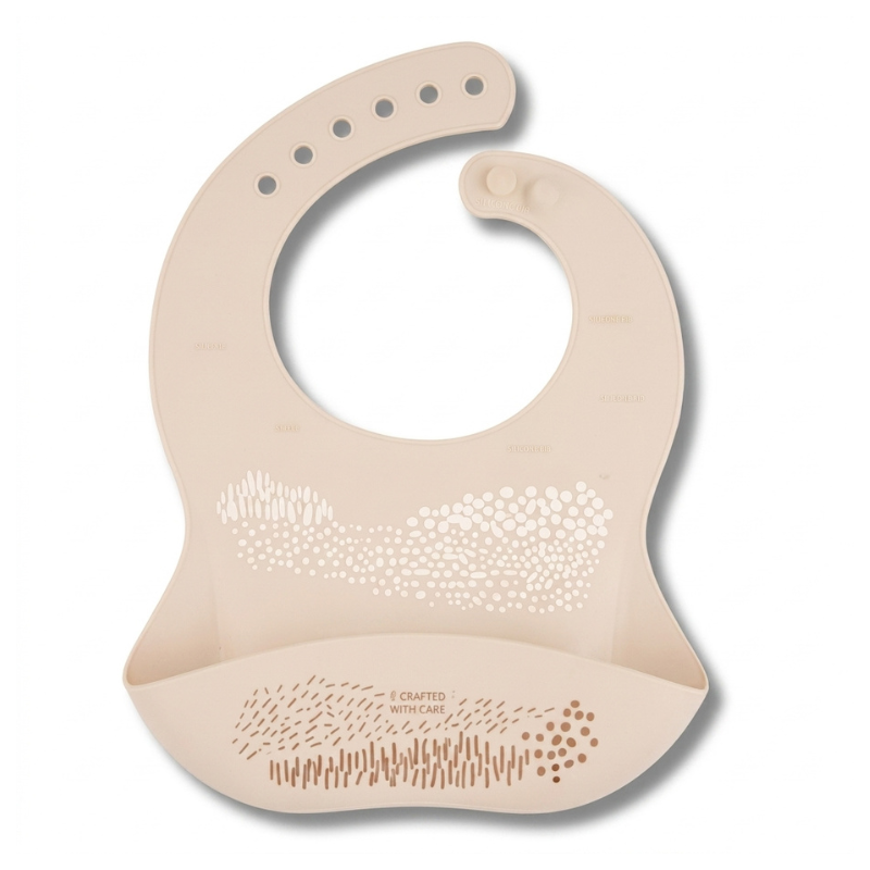 CANPOL BABIES BAVOIR AVEC POCHE EN SILICONE CREME +4MOIS 51/ PHARMASHOP
