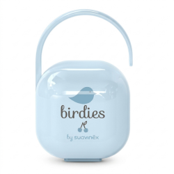 SUAVINEX PORTE SUCETTE BIRDIES BLEU PHARMASHOP