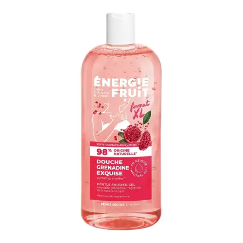 ENERGIE FRUIT GEL DOUCHE HYDRATANT GRENADINE EXQUISE A L’ALOE VERA 500 ML