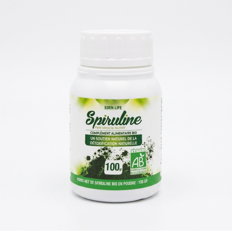 Eden Life Spiruline Poudre 100Gr