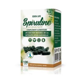 EDEN LIFE SPIRULINE 100 GELULES