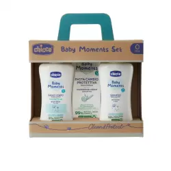 CHICCO COFFRET BABY MOMENTS KIT SOINS ET HYGIENE BEBE 0M+