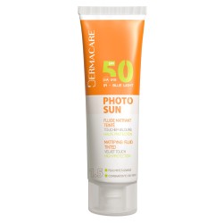 DERMACARE PHOTOSUN 1.5 FLUIDE MATIFIANT TEINTEE PEAUX MIXTES A GRASSES SPF 50+ 50ML
              data-full-size-image-url=