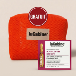 LA CABINE AMPOULES BOTULINUM EFFECT 10X2ML + TROUSSE ROSE ORANGE (OFFERT)