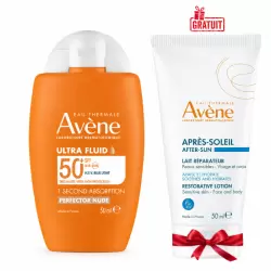AVENE ULTRA FLUID PERFECTEUR TEINTE SPF50+ 50ML+LAIT APRES SOLEIL 50ML (OFFERT) pharmashop