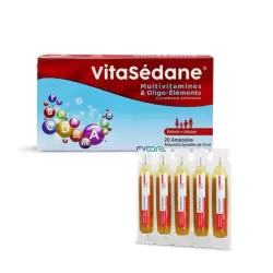 VITASÉDANE MULTIVITAMINES OLIGO-ELEMENTS 20 AMPOULES PHARMASHOP