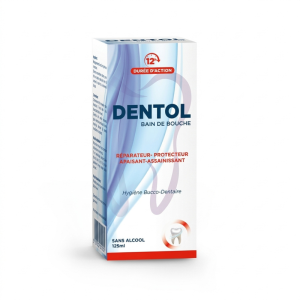 DENTOL BAIN DE BOUCHE 125ML PHARMASHOP