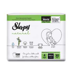 SLEEPY NATURAL COUCHES BEBE TAILLE 4 - 30 UNITES PHARMASHOP