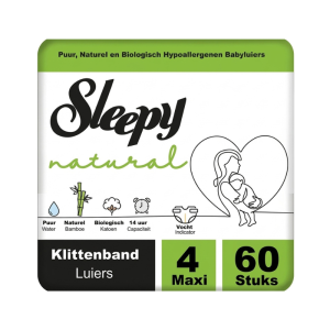 SLEEPY NATURAL JUMBO COUCHES BEBE TAILLE 4 - 60 UNITES PHARMASHOP