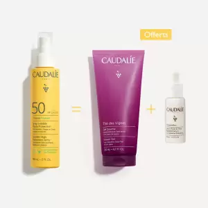 CAUDALIE VINOSUN PROTECT SPRAY SPF30 150ML+VINOPERFECT SERUM ECLAT 10ML(OFFERT)+GEL DOUCHE 200ML(OFFERT) PHARMASHOP
