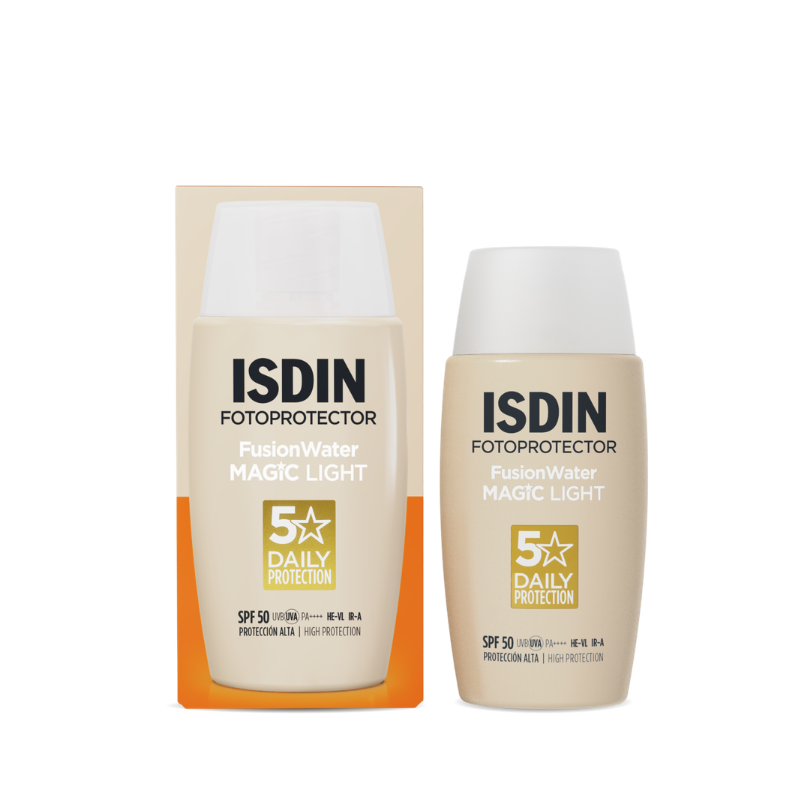 ISDIN PHOTOPROTECTION ECRAN SOLAIRE FUSION WATER TEINTEE LIGHT SPF50+ 50ML