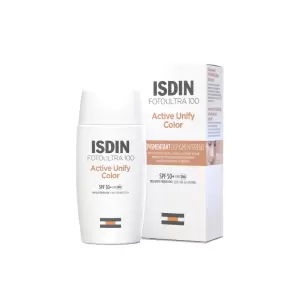 ISDIN PHOTOPROTECTION ECRAN SOLAIRE ACTIVE UNIFY FUSION FLUIDE TEINTEE SPF50+ 50ML PHARMASHOP