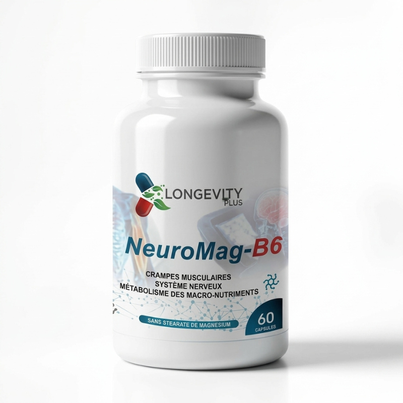 LONGEVITY PLUS NEUROMAG-B6 60 GELULES PHARMASHOP