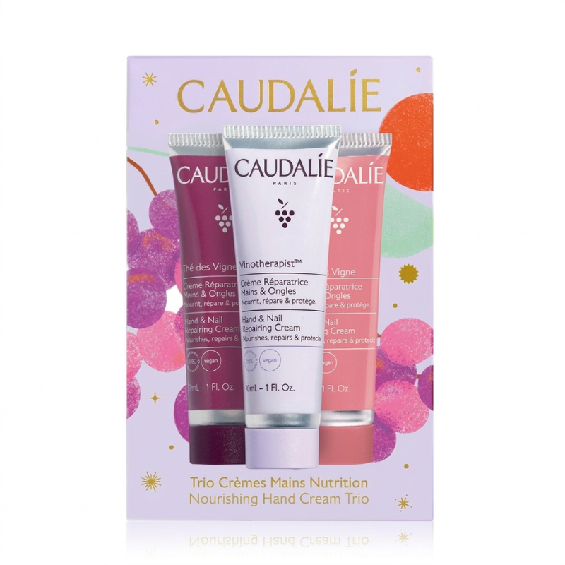 CAUDALIE TRIO CREMES MAINS NUTRITION PHARMASHOP