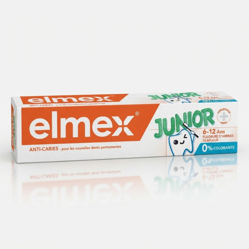 ELMEX DENTIFRICE JUNIOR DE 6 AU 12 ANS 75ML PHARMASHOP