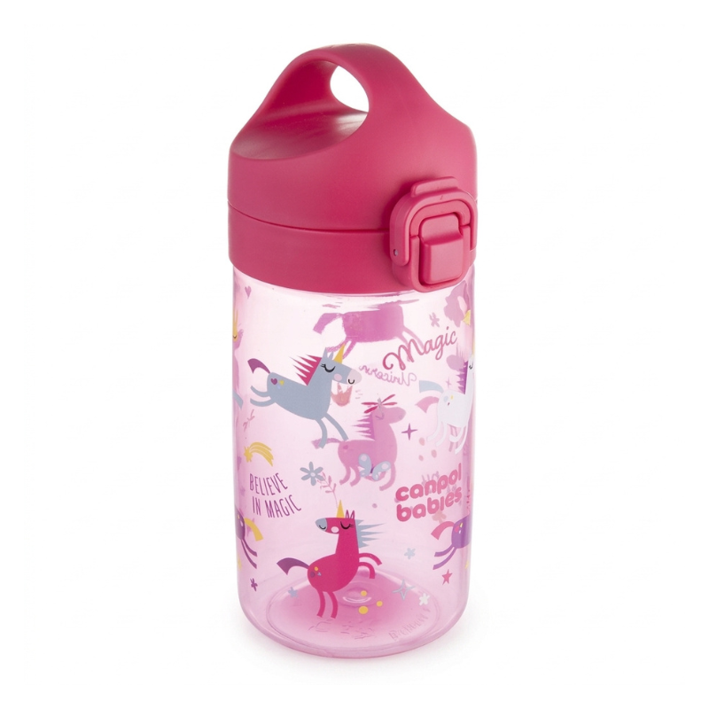 CANPOL BABIES GOURDE JUNIOR 400 ML ROSE PLUS DE 2 ANS REF 56/624 PHARMASHOP
