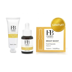 FAEBEY FLASH FIX CONCENTRATE 30ML+GLOW MAKER CREME VISAGE 50ML+BRIGHT BOOST AMPOULES POUR LE VISAGE 7X2 ML OFFERT PHARMASHOP