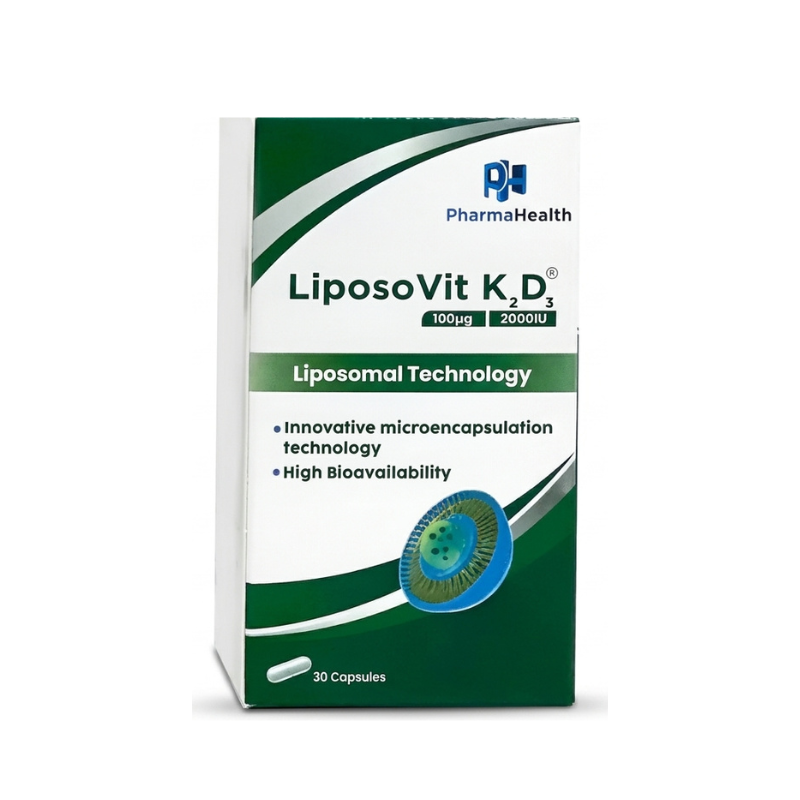 PHARMAHEALTH LIPOSOVIT K2 D3 30 GELULES PHARMAHEALTH